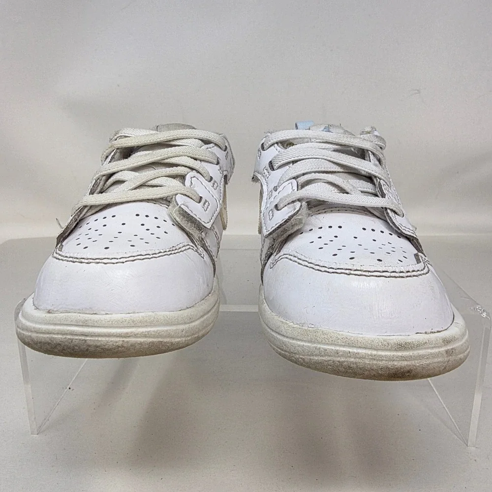 Jordan 1 Low Alt Toddler 8C White Iridescent Glitter FQ9114-100 Fair Condition
